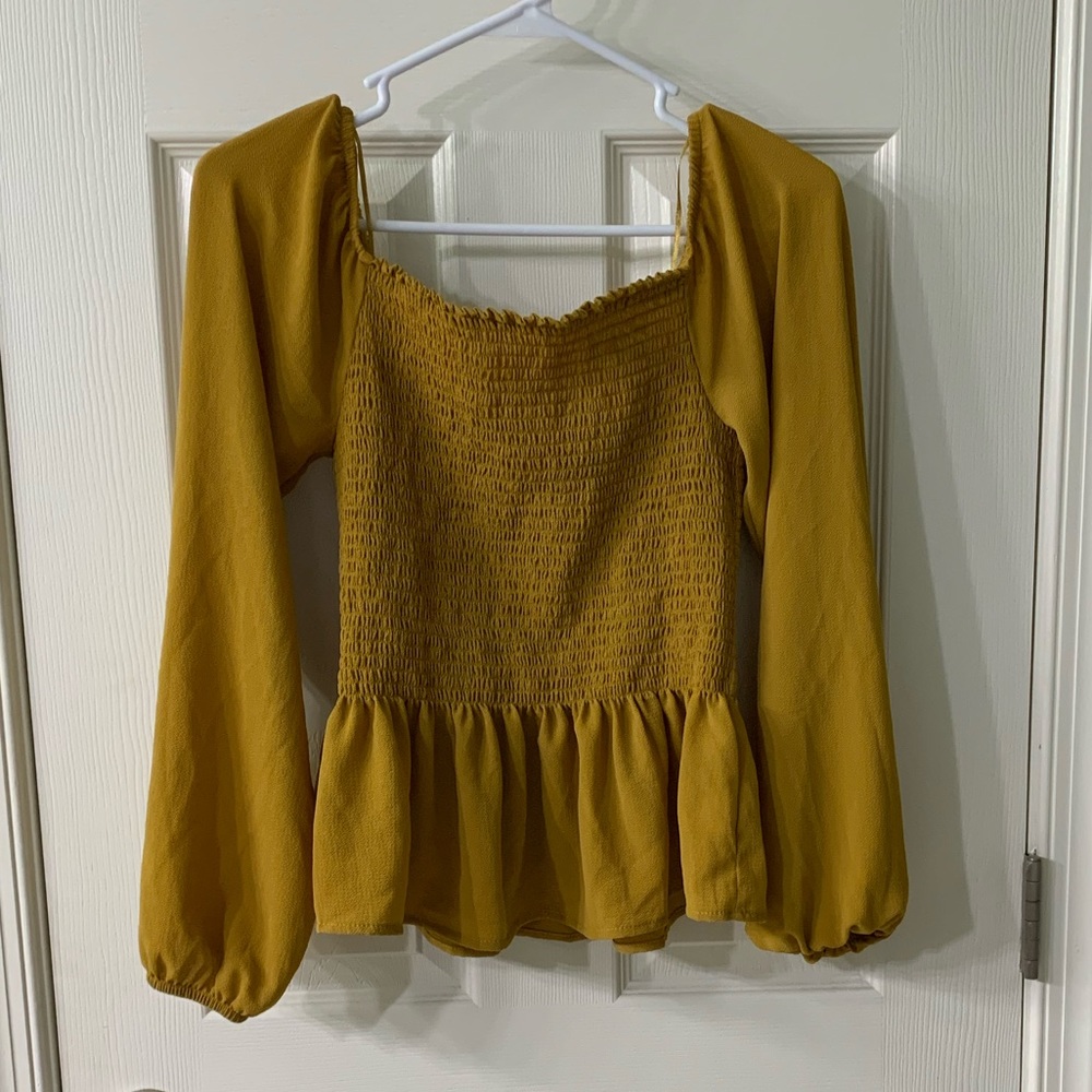 Peplum top